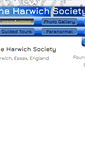 Mobile Screenshot of harwich-society.co.uk